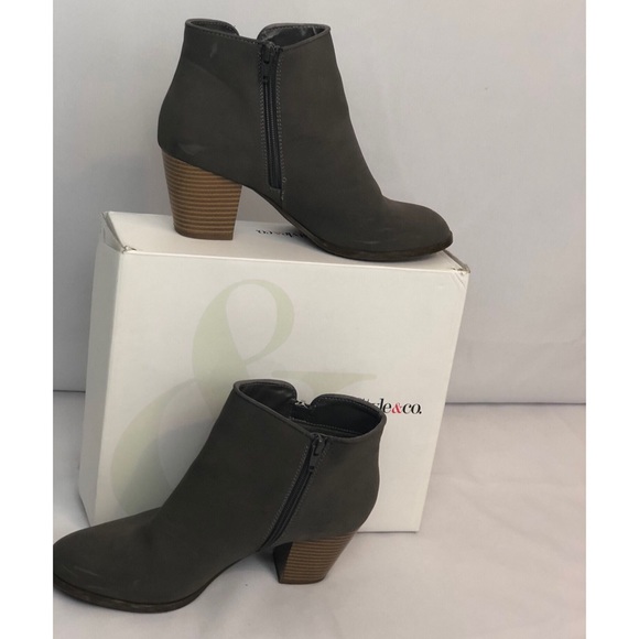 Grey Style &Co ankle boots - Picture 1 of 3